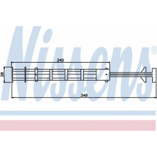 95358 NISSENS Осушитель, кондиционер