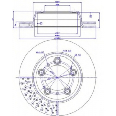 142.1192 CAR Тормозной диск