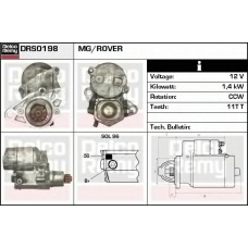 DRS0198 DELCO REMY Стартер