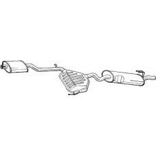 292-121 BOSAL Глушитель выхлопных газов конечный