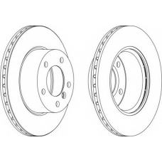 DDF1228-1 FERODO Тормозной диск