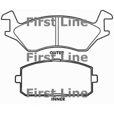 FBP1477 FIRST LINE Комплект тормозных колодок, дисковый тормоз