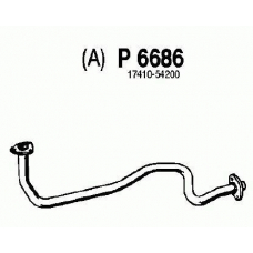 P6686 FENNO Труба выхлопного газа