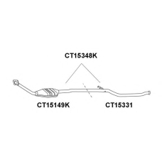 CT15331 VENEPORTE Ремонтная трубка, катализатор