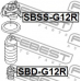 SBD-G12R FEBEST Амортизатор