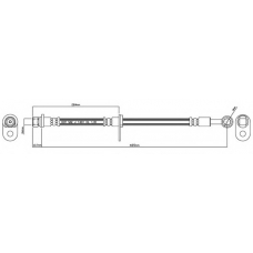 VBH771 MOTAQUIP Тормозной шланг