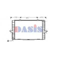 220510N AKS DASIS Радиатор, охлаждение двигателя