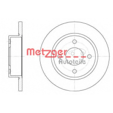 6047.00 METZGER Тормозной диск