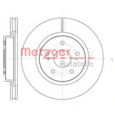 61212.10 METZGER Тормозной диск