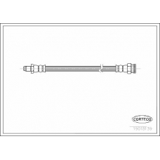 19018139 CORTECO Тормозной шланг