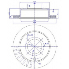 142.1174 CAR Тормозной диск