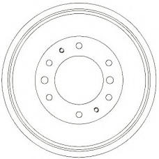 329295J JURID Тормозной барабан