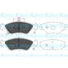 KBP-4009 KAVO PARTS Комплект тормозных колодок, дисковый тормоз