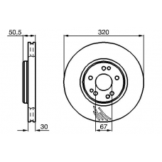 0 986 478 792 BOSCH Тормозной диск