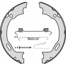 M830R MGA Комплект тормозных колодок, стояночная тормозная с