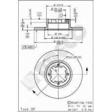 BS 7531 BRECO Тормозной диск