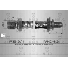 8614 Malo Тормозной шланг