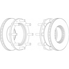 FCR107A FERODO Тормозной диск