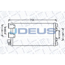702M18 JDEUS Конденсатор, кондиционер