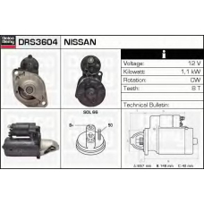 DRS3604 DELCO REMY Стартер