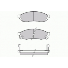 12-0290 E.T.F. Комплект тормозных колодок, дисковый тормоз