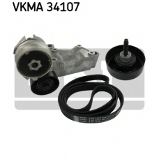 VKMA 34107 SKF Поликлиновой ременный комплект