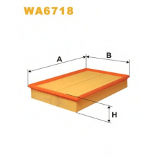 WA6718 WIX Воздушный фильтр