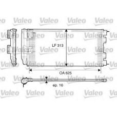 817549 VALEO Конденсатор, кондиционер