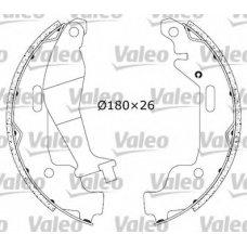 554764 VALEO Комплект тормозных колодок