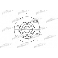 PBD1608 PATRON Тормозной диск