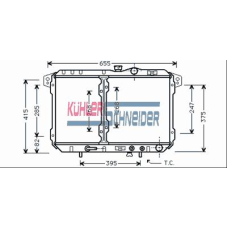 0504601 KUHLER SCHNEIDER Радиатор, охлаждение двигател