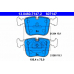 13.0460-7147.2 ATE Комплект тормозных колодок, дисковый тормоз