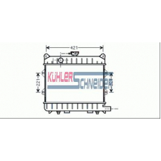 1413701 KUHLER SCHNEIDER Радиатор, охлаждение двигател