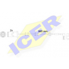 610451 E C ICER Сигнализатор, износ тормозных колодок