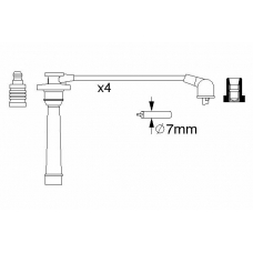 0 986 357 272 BOSCH Комплект проводов зажигания