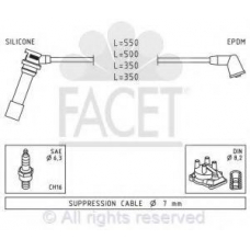 4.9738 FACET Комплект проводов зажигания