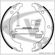 V22-0059 VEMO/VAICO Комплект тормозных колодок, стояночная тормозная с
