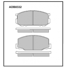 ADB0332 Allied Nippon Тормозные колодки