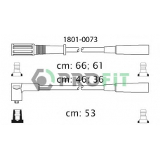 1801-0073 PROFIT Комплект проводов зажигания