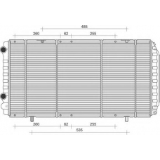 350213894000 MAGNETI MARELLI Радиатор, охлаждение двигателя