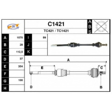 C1421 SNRA Приводной вал