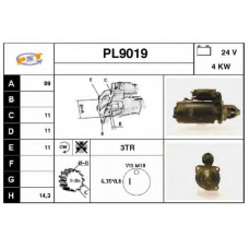 PL9019 SNRA Стартер