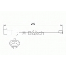 1 987 473 536 BOSCH Сигнализатор, износ тормозных колодок