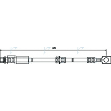 HOS3710 APEC Тормозной шланг