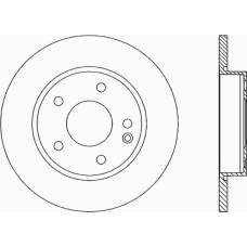 BDA1699.10 OPEN PARTS Тормозной диск