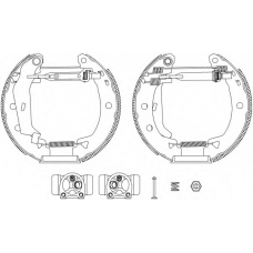 8DB 355 004-011 HELLA PAGID Комплект тормозных колодок