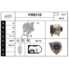 VW8118 SNRA Генератор