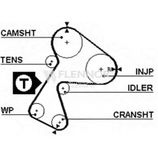 4294V FLENNOR Ремень ГРМ