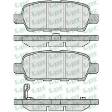 05P857 LPR Комплект тормозных колодок, дисковый тормоз