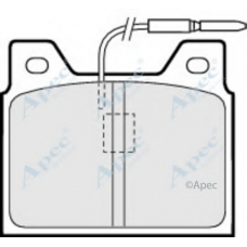 PAD560 APEC Комплект тормозных колодок, дисковый тормоз